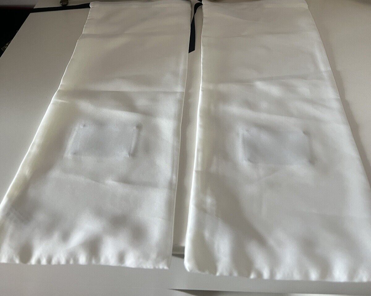 🔴 GUCCI sacche scarpe anti polvere con laccio beige poliestere L 16 h 40