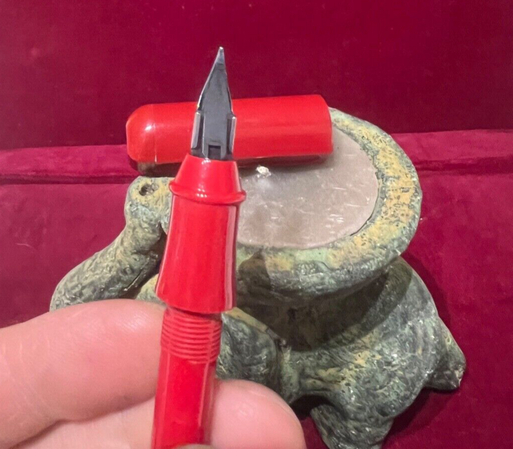 🔴 LAMY Füllfederhalter aus Holz, schreibt einwandfrei, seltenes Vintage-Modell 