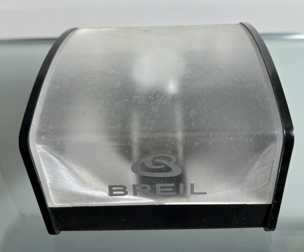 🔴 BREIL orologio acciaio carica manuale funziona con scatola vintage