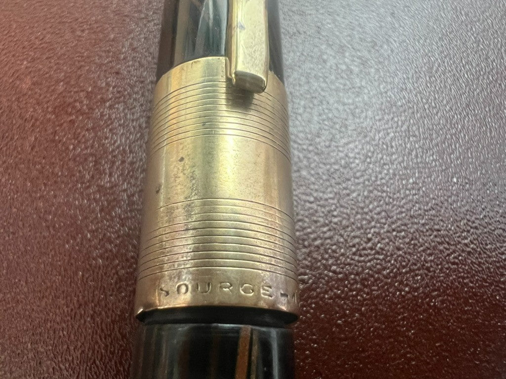 🔴 SOURCE penna stilografica celluloide caricamento a lev scrive vintage