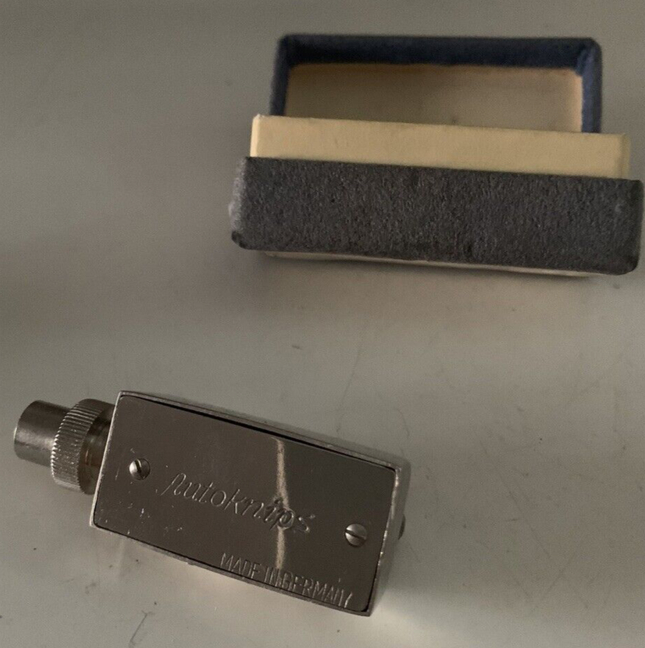 🔴 Vintage AUTOKNIPS Selbstauslöser, hergestellt in Deutschland, mit Originaletui 