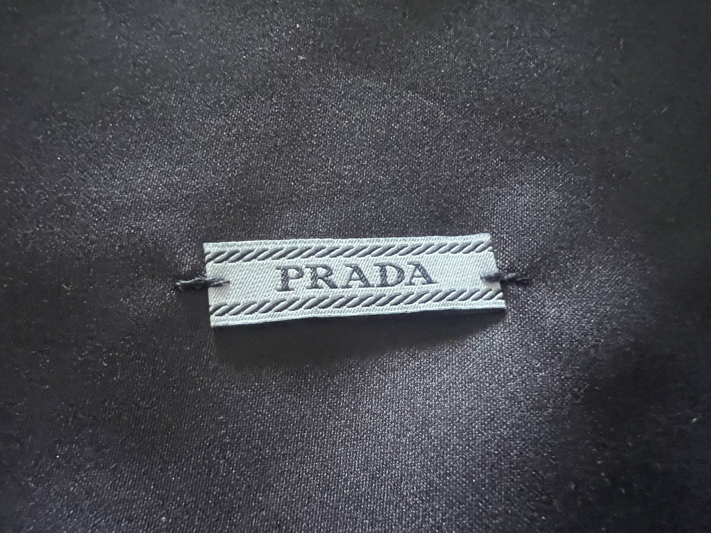 🔴 PRADA sacca borsa accessori anti polvere viaggio L 34 h 37 originale no lacci