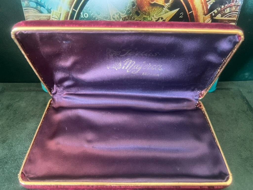 MAJORQUE Boîte Stylo À Bille Stylo En Velours Intérieur Effet Soie