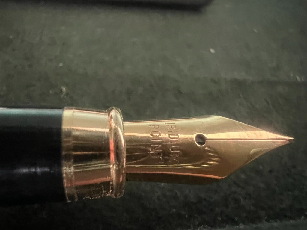 🔴 MARLEN fountain pen SOLID 925 SILVER and gold plated nib 7 