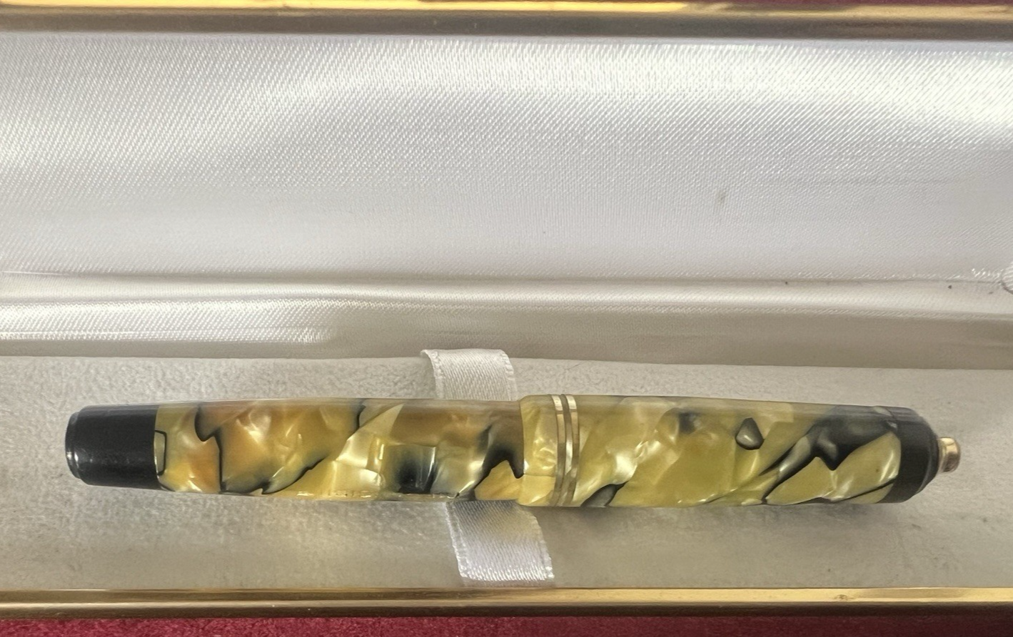 Stylo Plume TIBALDI Infrangible En Celluloid Nib OR En Flex Vintage 