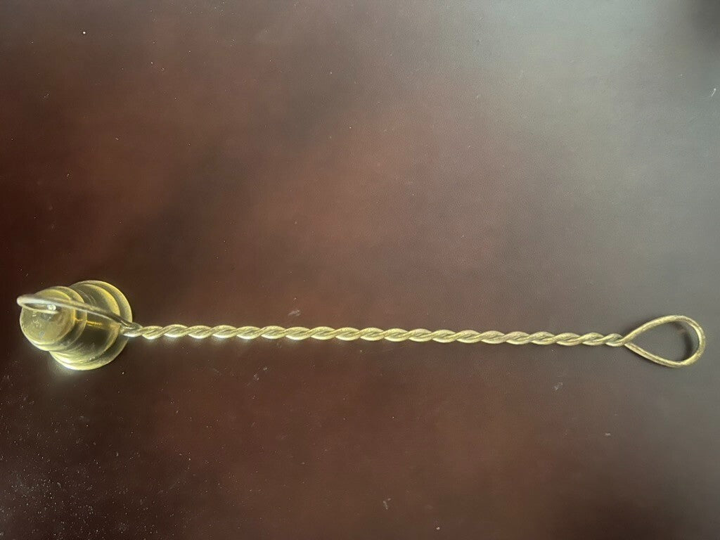 🔴 Kerzenlöscher, Kerzenlöscher aus Messing, ganz besonderer Vintage-Kerzenlöscher 
