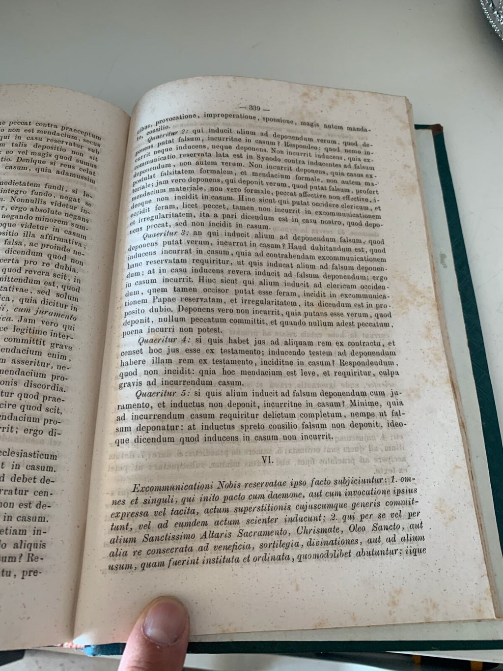 Livre Theologie Moralis Thomas Bellacosa Altera Latin Antique 1891 