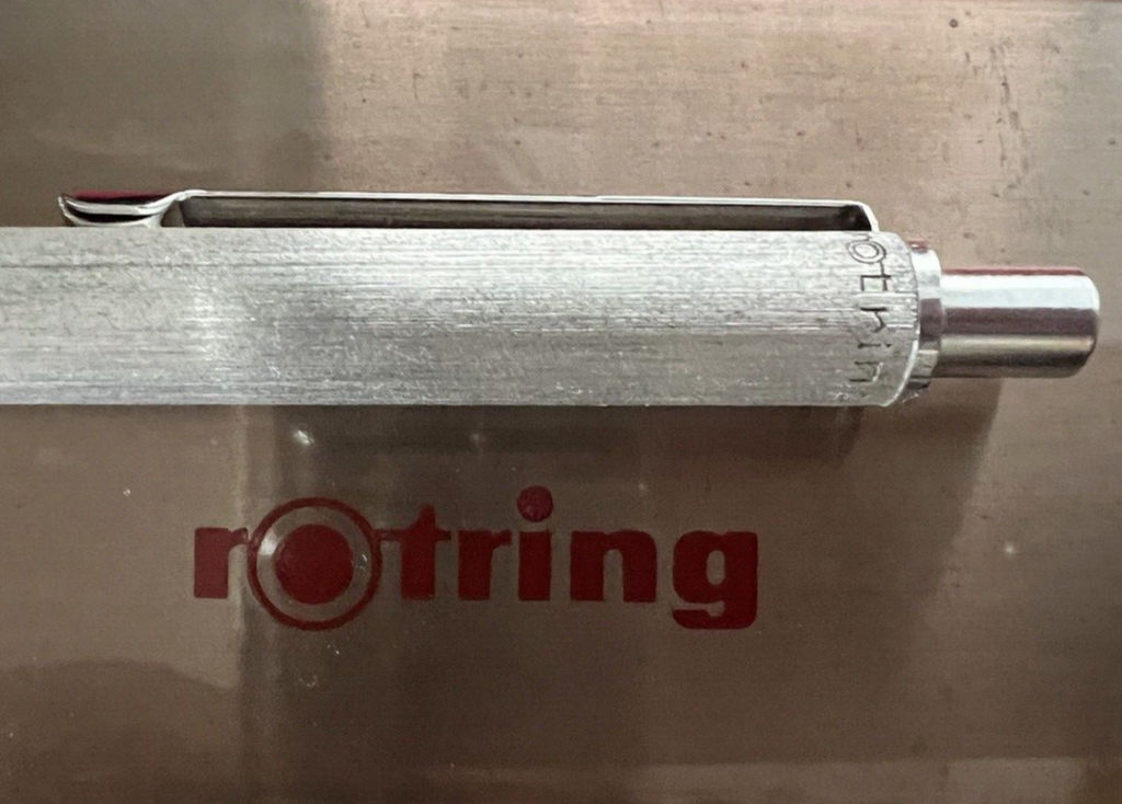 🔴 ROTRING matita meccanica portamine metallo satinato profil lucidi mine 0,5