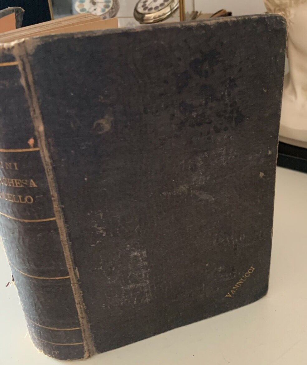 🔴 Book THE MARCHESA D'ARCELLO Memini Vannucci Milan ancient novel 1886 