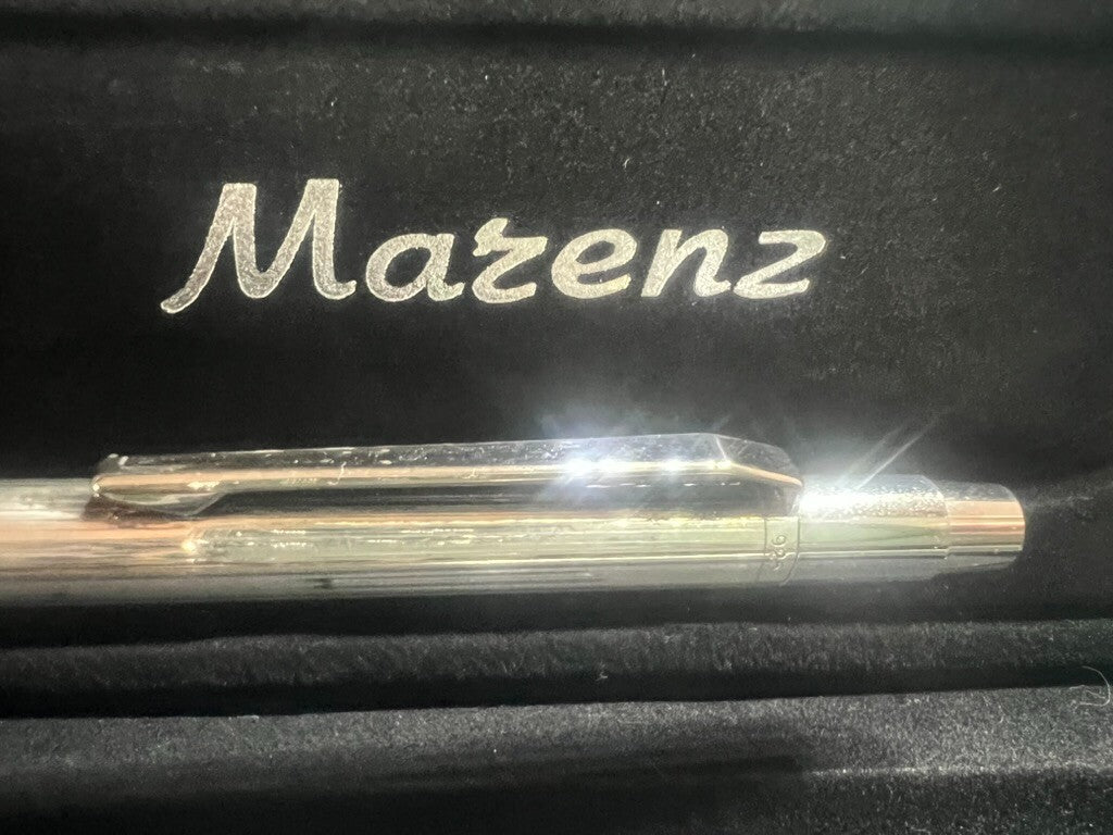 🔴 Penna sfera ARGENTO 925 meccanismo pulsante scatto scrive vintage