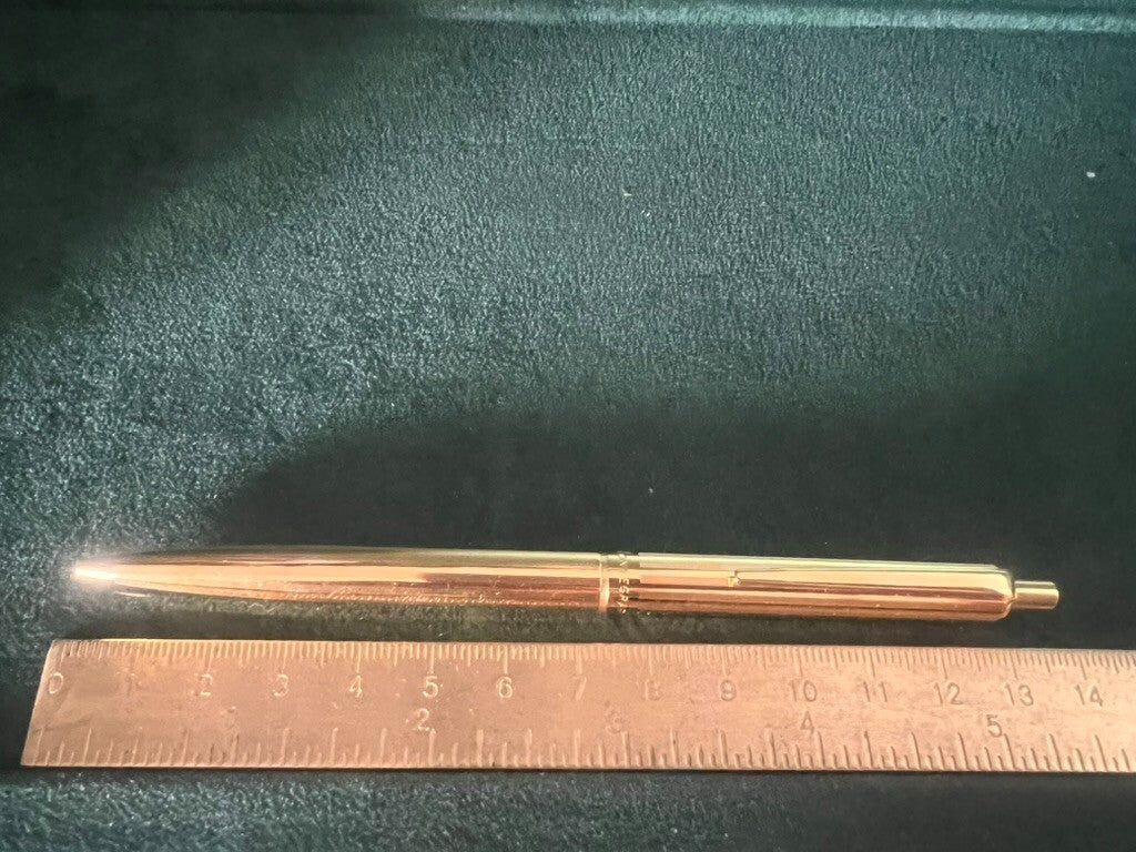 🔴 MONTEGRAPPA penna sfera placcata oro pulsante a scatto scrive