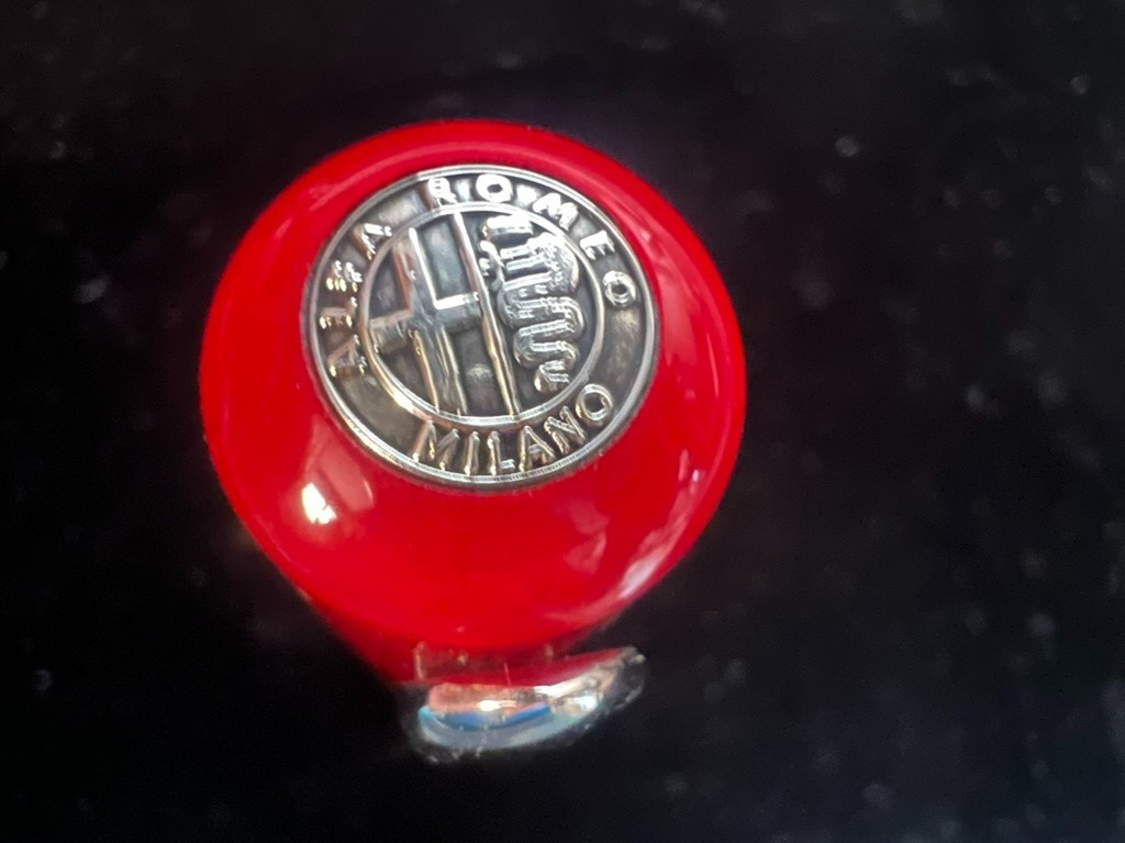 🔴 DELTA penna stilografica Alfa Romeo Giulietta rossa Argento 925 e ORO 18 KT M