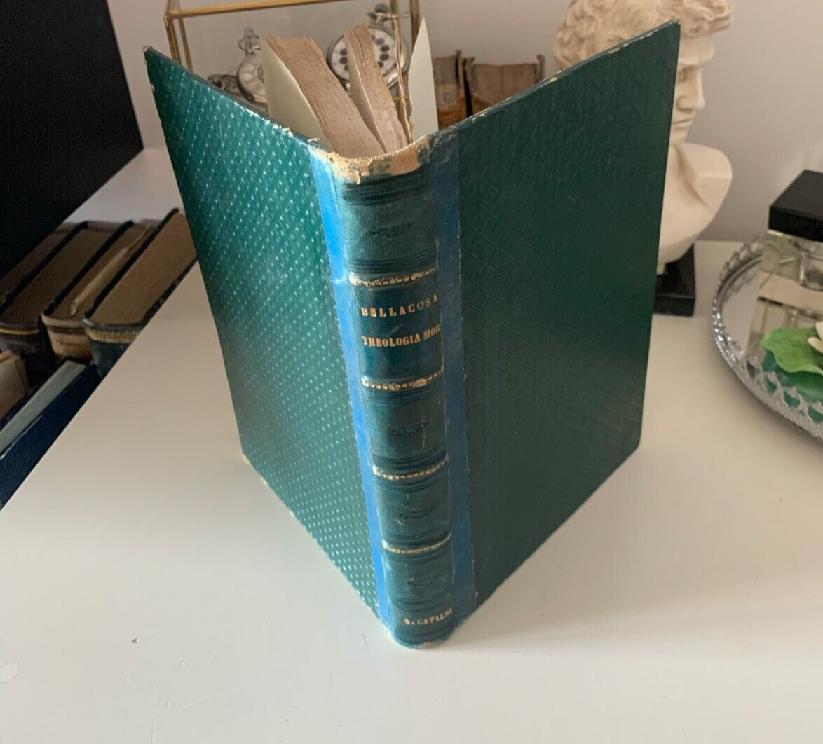 🔴 Book THEOLOGIE MORALIS Thomas Bellacosa Altera Ancient Latin 1891 