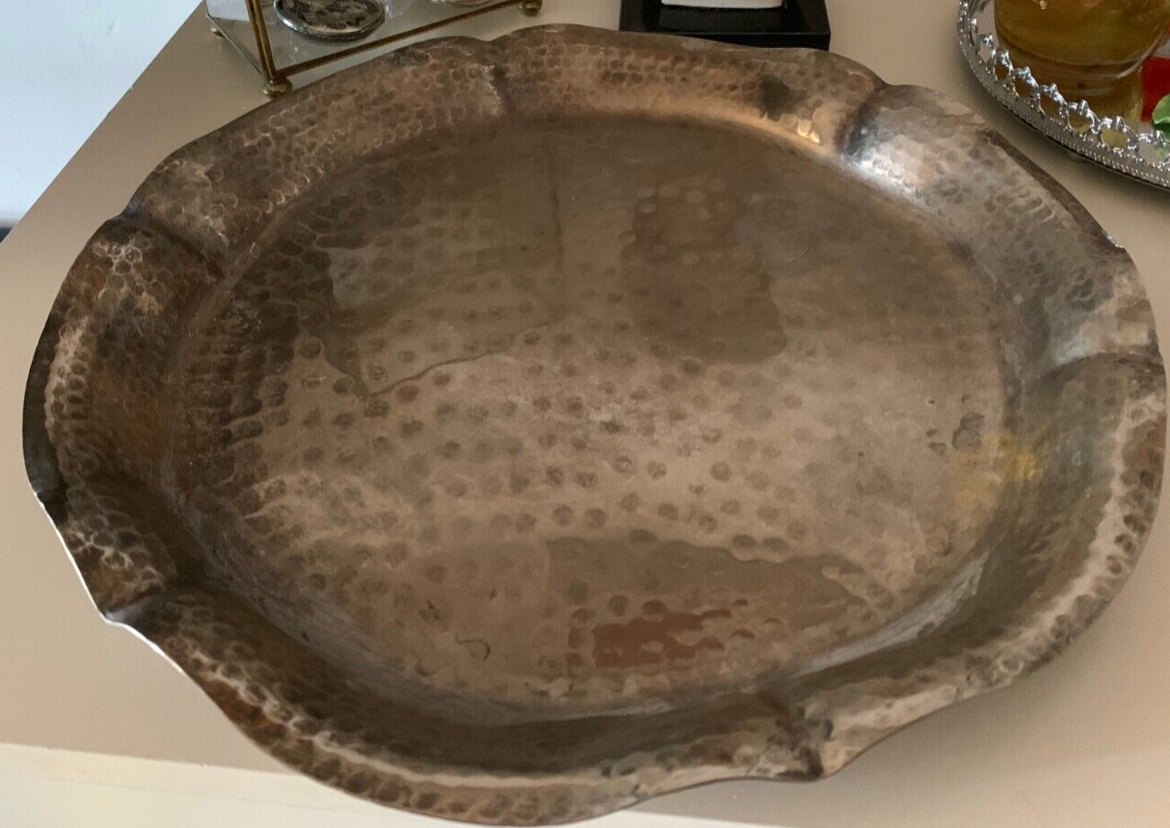 🔴 Servizio da the caffè RIBATTUTO A MANO in silver plated vintage