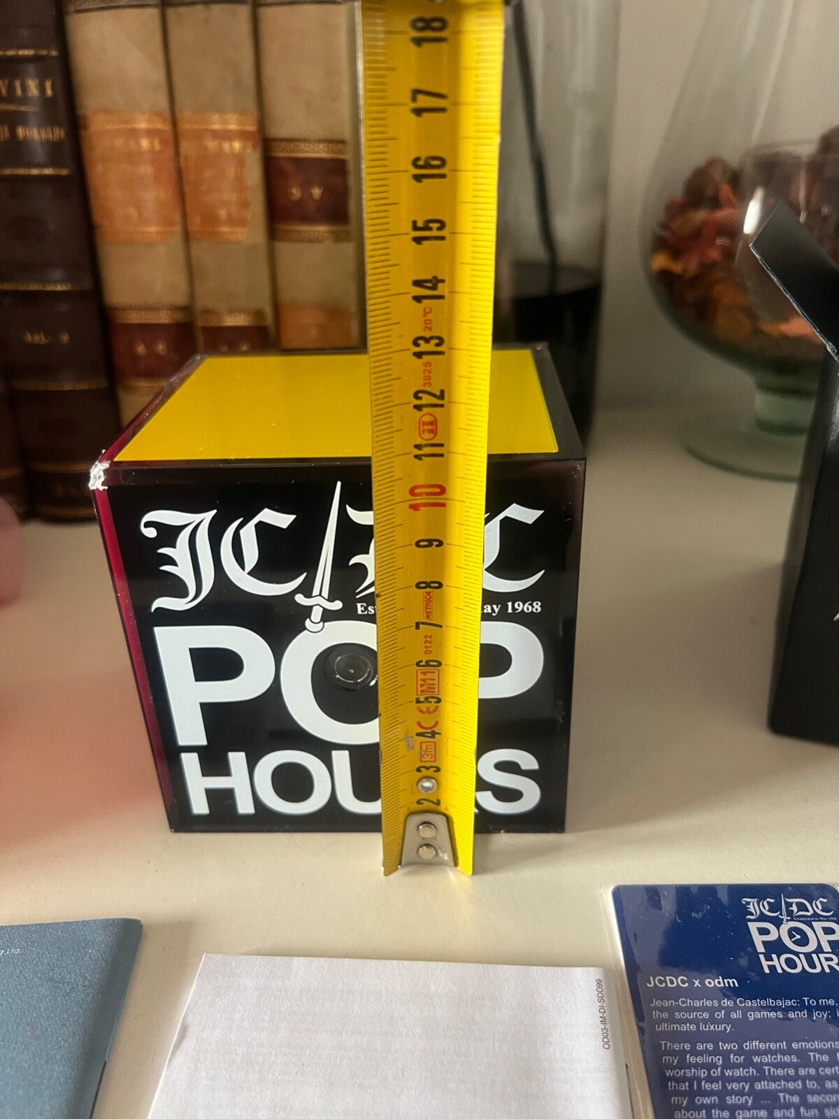 🔴 JEAN CHARLES DE CASTELBALJAC POP HOURS Uhrenbox mit Garantie 