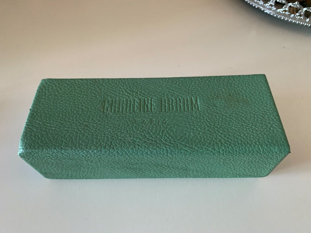 🔴 Custodia occhiali CAROLINE WITH LOVE francesi fodero vintage