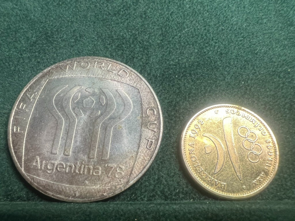 🔴 Medaglie SPORTIVE al merito metallo con nastri vintage LOTTO n.21