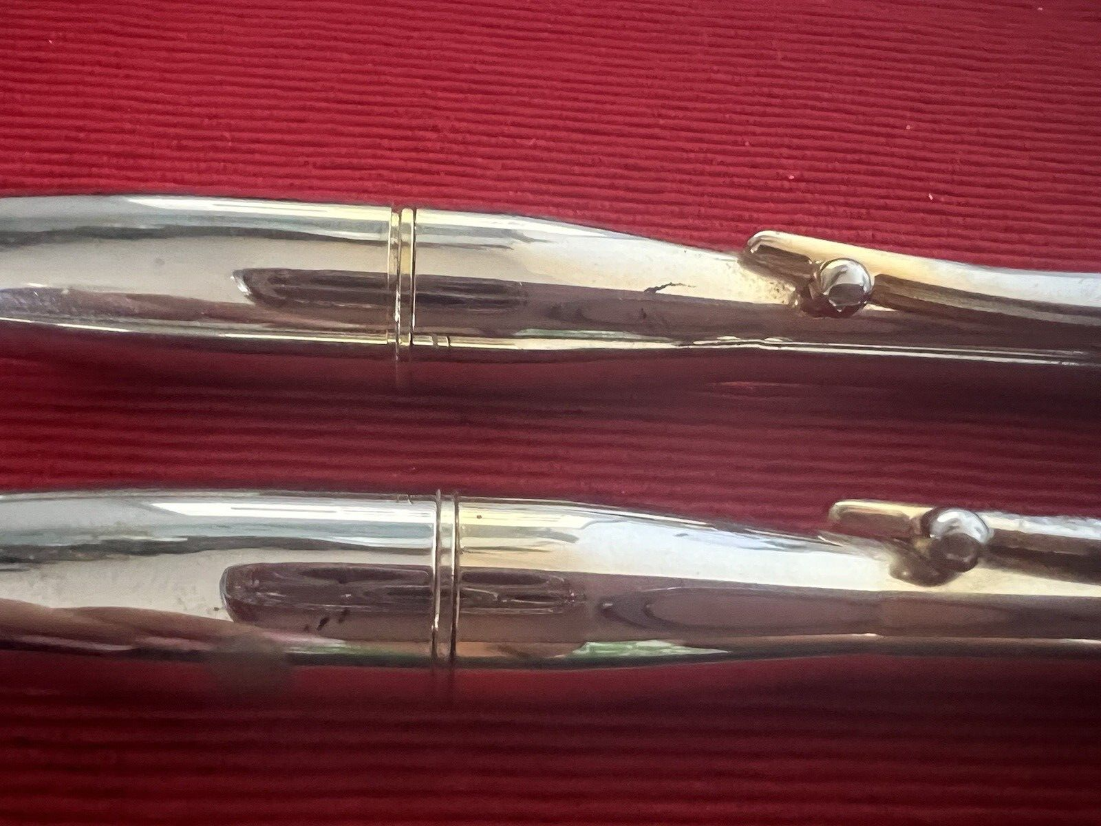 Stilus Pens Stylos-Plumes Chrome Cartouche Cinq Iridium Write 2 Stifte 