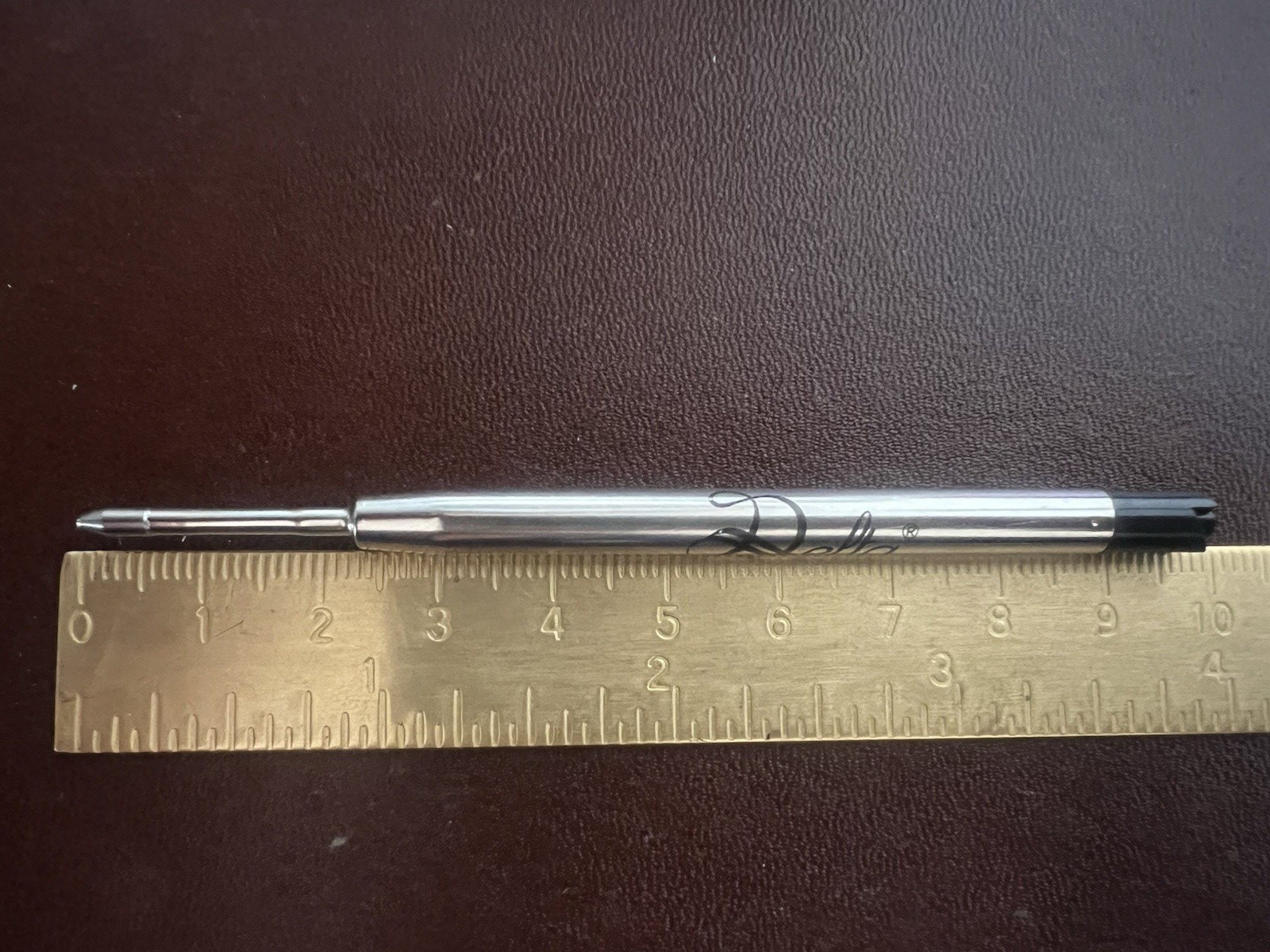 🔴 DELTA refill penna sfera inchiostro NERO 805 3 PEZZI ricarica ricambio