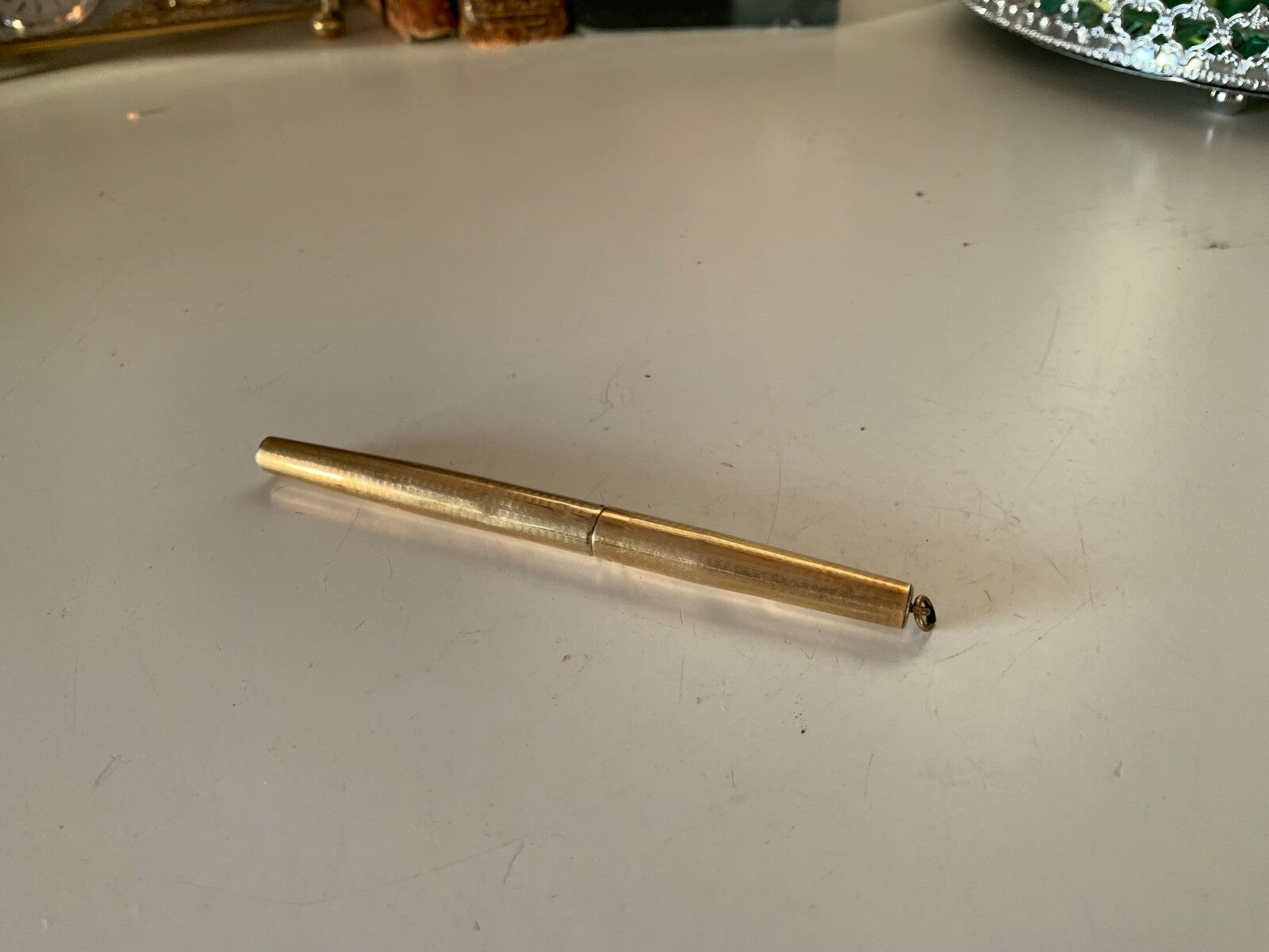 Stylo-Plume à Bille Malbcr 45 vergoldete Burins de Vagues, Vintage-Kollektion 