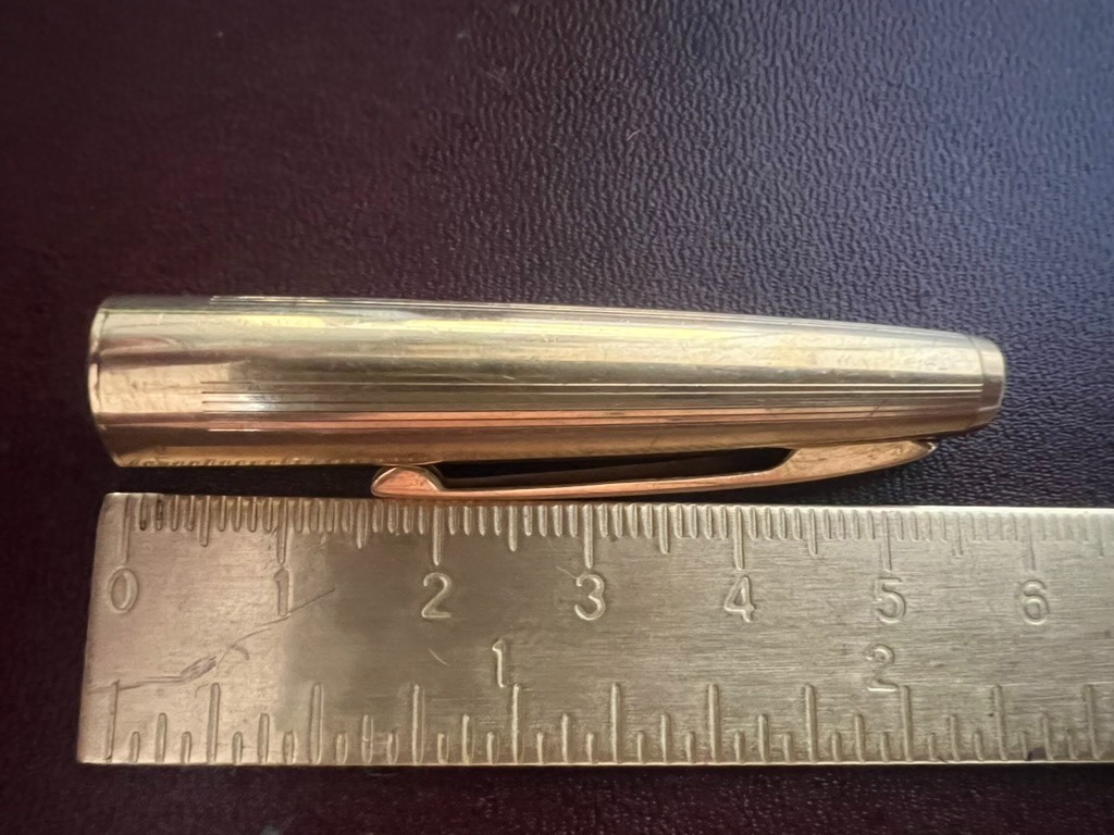 DE WATERMAN Capuche Stylo-Plume Stylo à Plume Plaqué Or Vintage de Rechange C