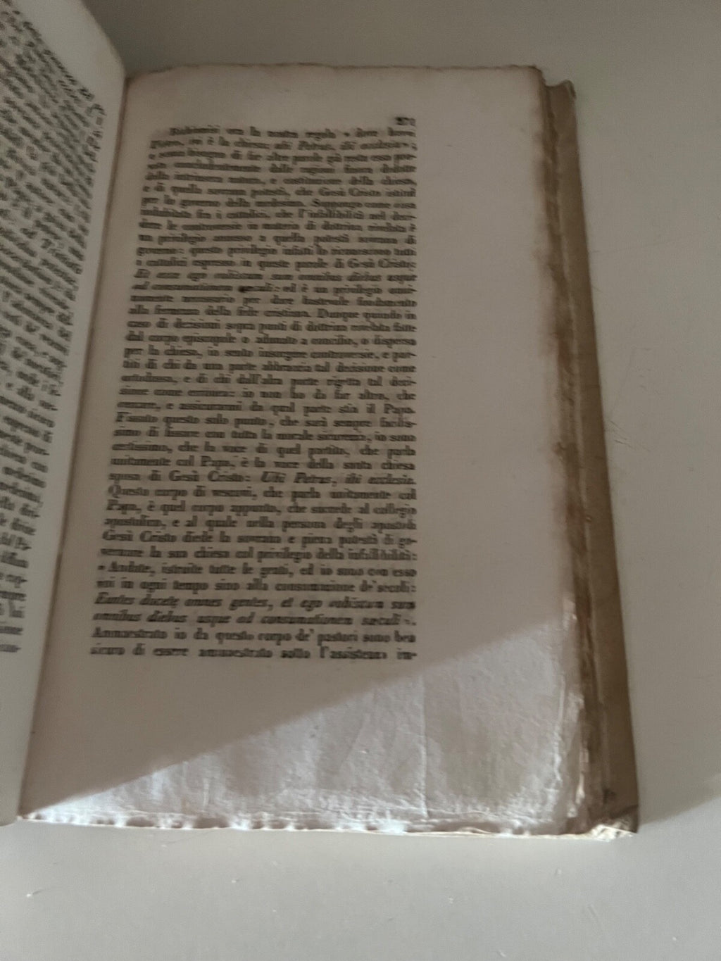 Livre Oraisons Sacre Et Thèses Totrricelli Carte Parchemin Antique 1738 