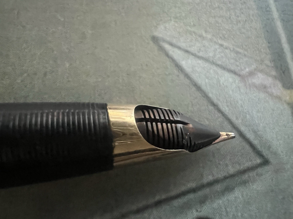 Pen Co Stylo-Plume Stylo à Plume de Diamant Or 14 KT Vintage Penco D