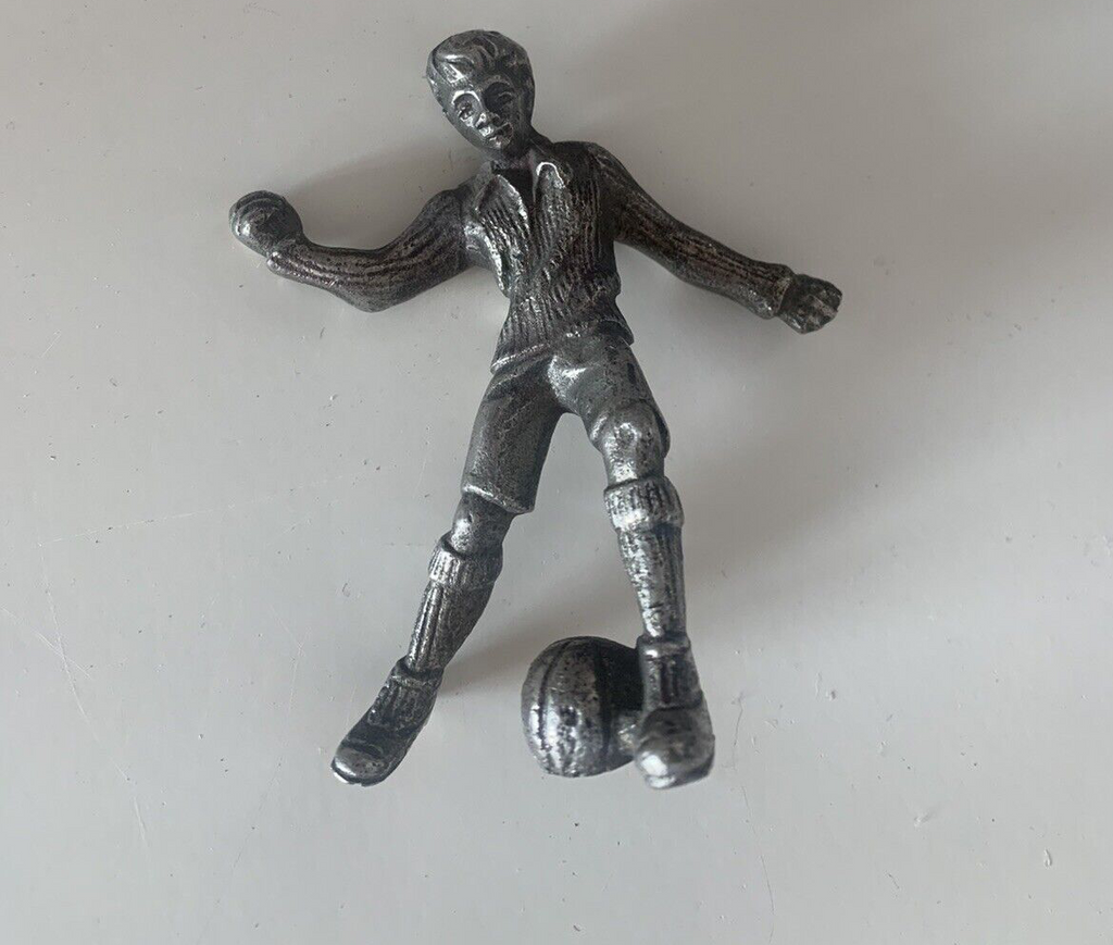 🔴 CALCIATORE bambino mascot cofano radiatore auto automobile americana vintage