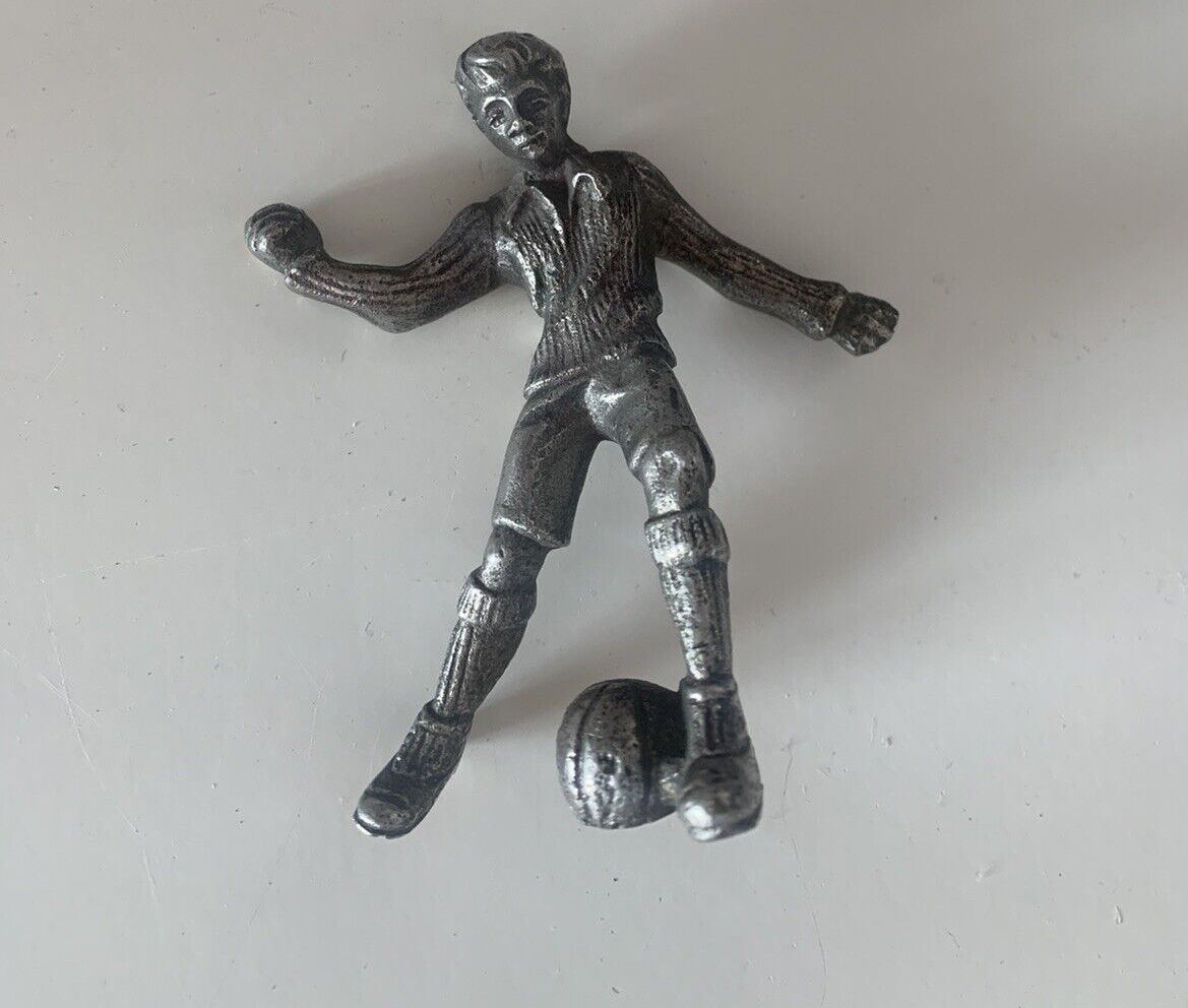 🔴 CALCIATORE bambino mascot cofano radiatore auto automobile americana vintage