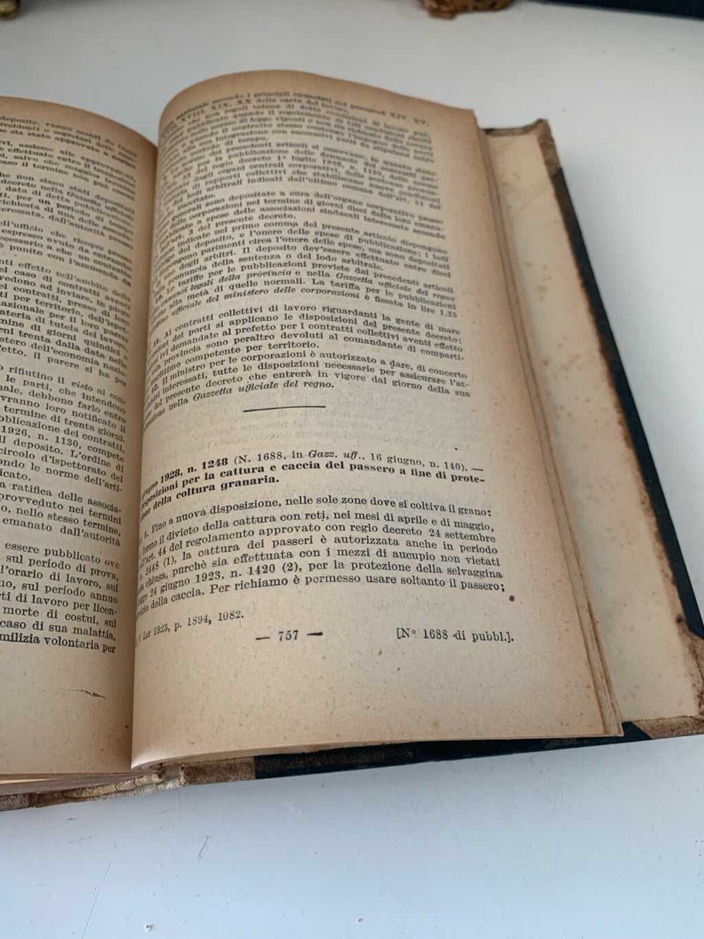 🔴 Libro cronologia LEGISLAZIONE ITALIANA Giovanni Davioini vintage 1928