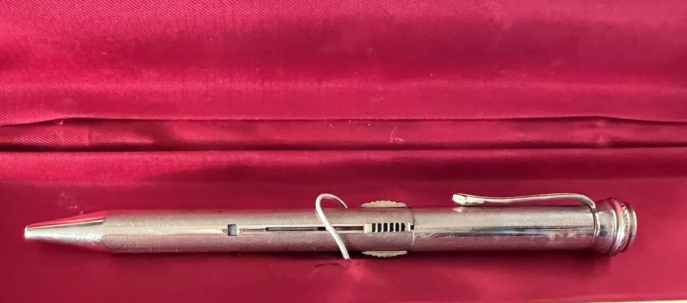 🔴 COLORAPH 4 COLORS Norma Kugelschreiber mit kantiger Spitze, BLAU-SCHWARZ-GRÜN-ROT, Vintage 