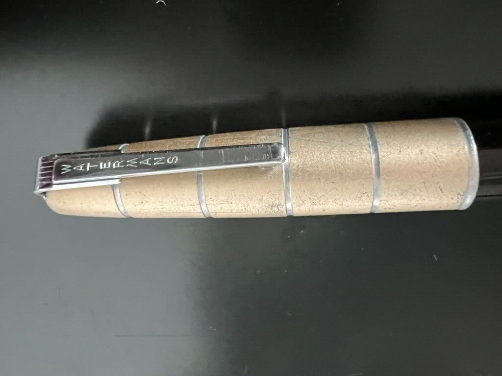 DE WATERMAN Stylo-Plume Stylo à Plume à Levier Or Du 1950 Vintage Écrit