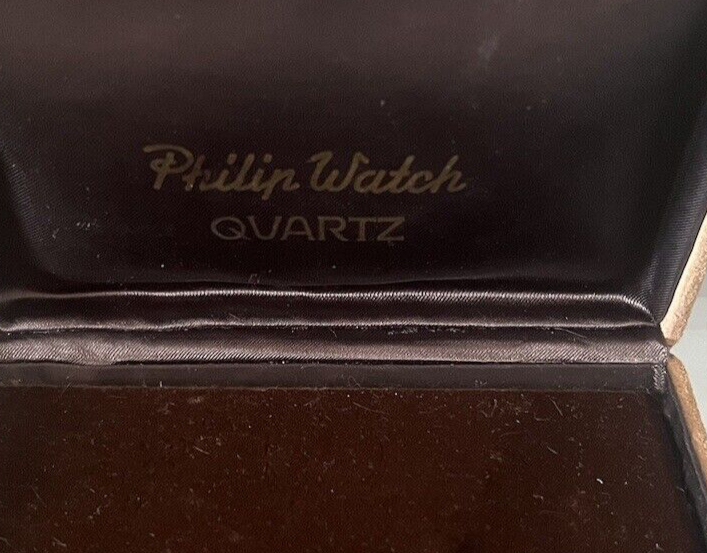 Philip Watch Box Velvet Original Vintage