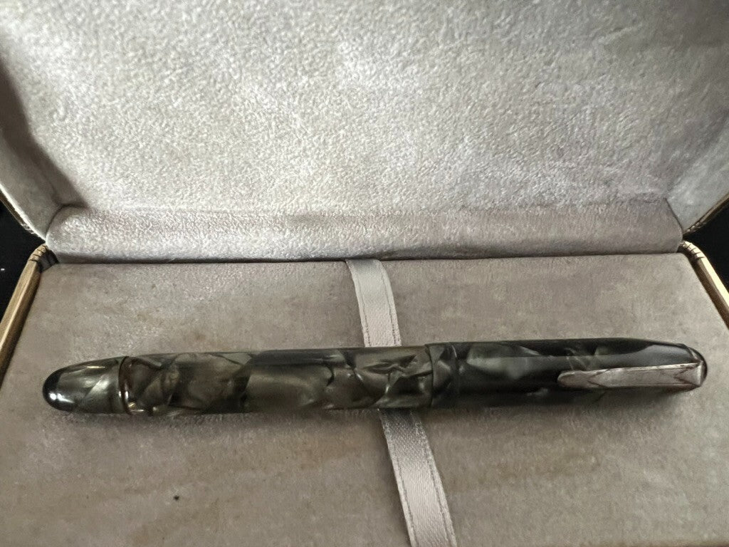 Do Write Stylo-Plume Stylo à Plume Marbré À Piston Écrit Antique