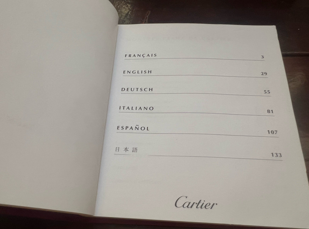 🔴 CARTIER box scatola orologio Pasha CO 1018 istruzioni COMPLETA E ORIGINALE