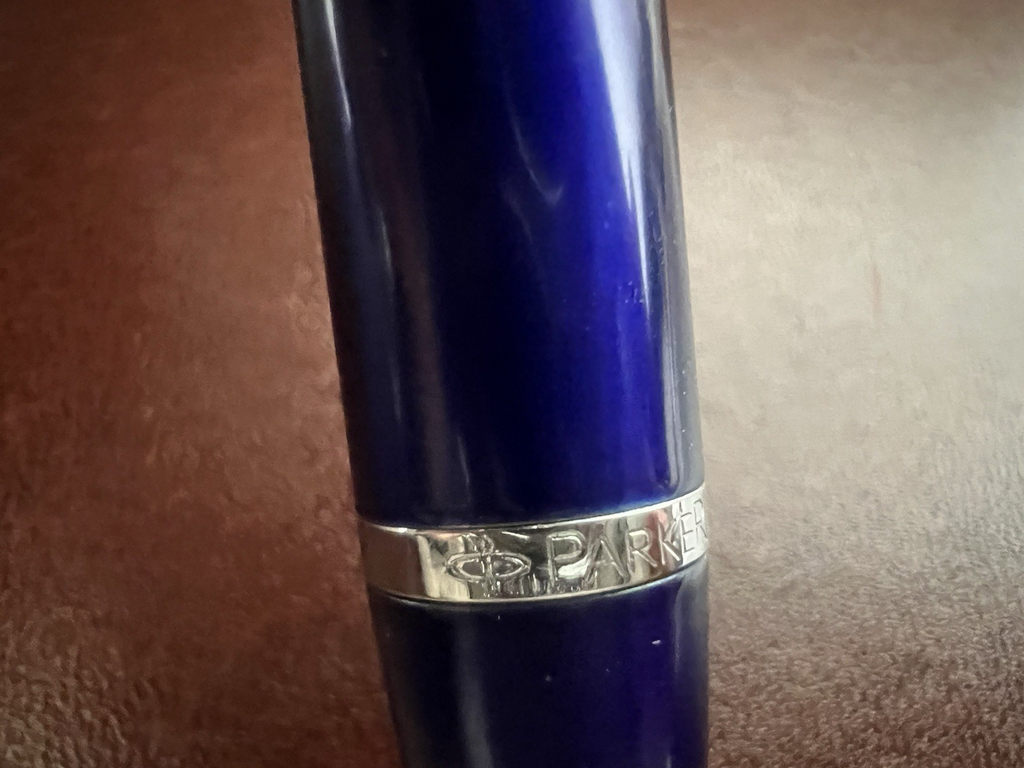 Parker Stylo-Plume Stylo à Plume Im Et Sphère Bleu Cobalt Scrivono Avec Etui
