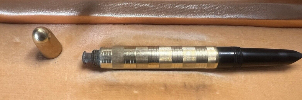 🔴 ZENITH penna stilografica Extra pennino ORO scrive gioiello vintage 1940