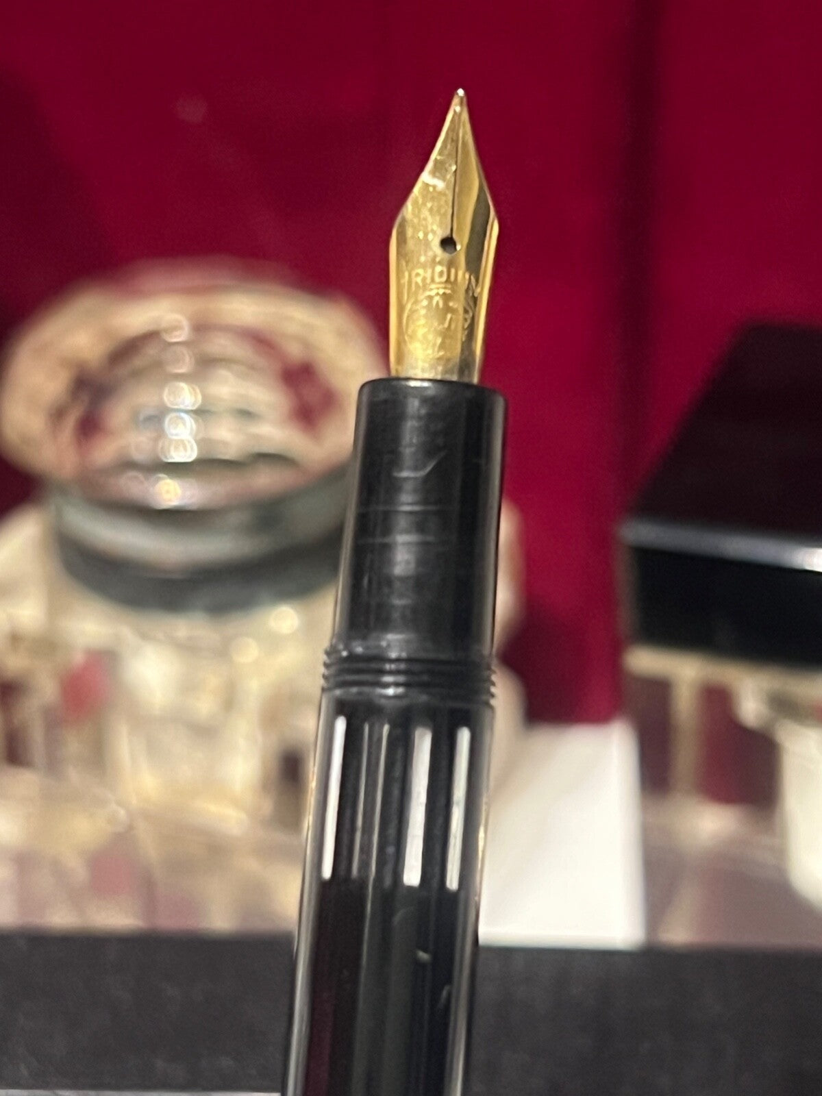 Goif Stylo-Plume Stylo à Plume Piston Mécanisme À Stylo Plume Iridium, Vintage