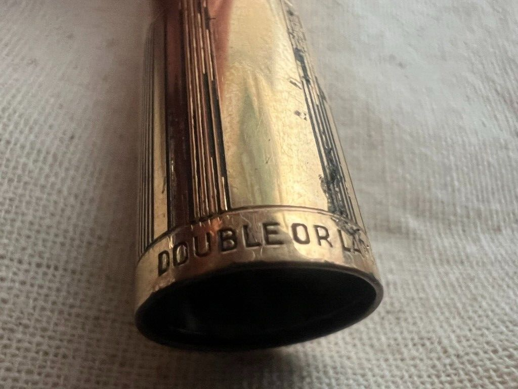 DE WATERMAN Capuche Stylo-Plume Stylo à Plume Plaqué Or Vintage Parties Pièce