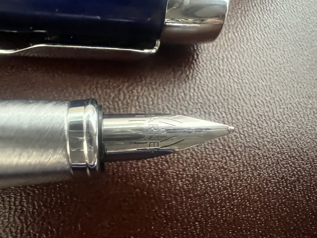 Parker Stylo-Plume Stylo à Plume Im Et Sphère Bleu Cobalt Scrivono Avec Etui