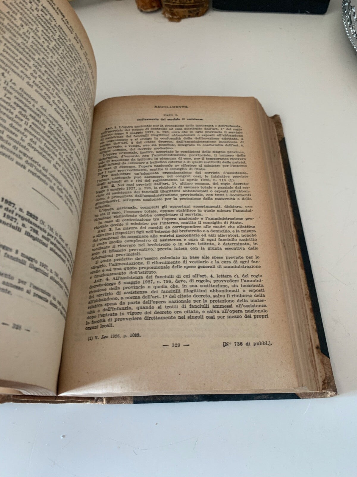 🔴 Libro cronologia LEGISLAZIONE ITALIANA Giovanni Davioini vintage 1928