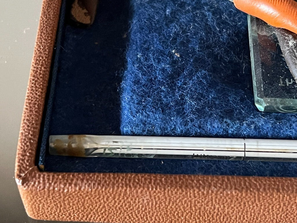 🔴 HELLIGE Thermometer, Erythrozytenzähler, medizinisches Vintage-Etui