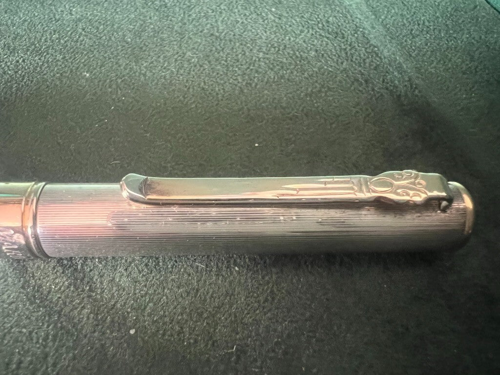 Marlen Stylo-Plume Stylo à Plume Argent Massif 925 Et Plaqué Or Stylo Plume 7