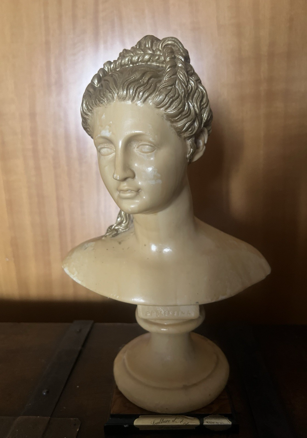 Skulptur Klassische Büste Proserpina Paste Marmor Kunst Bazzanti Florenz