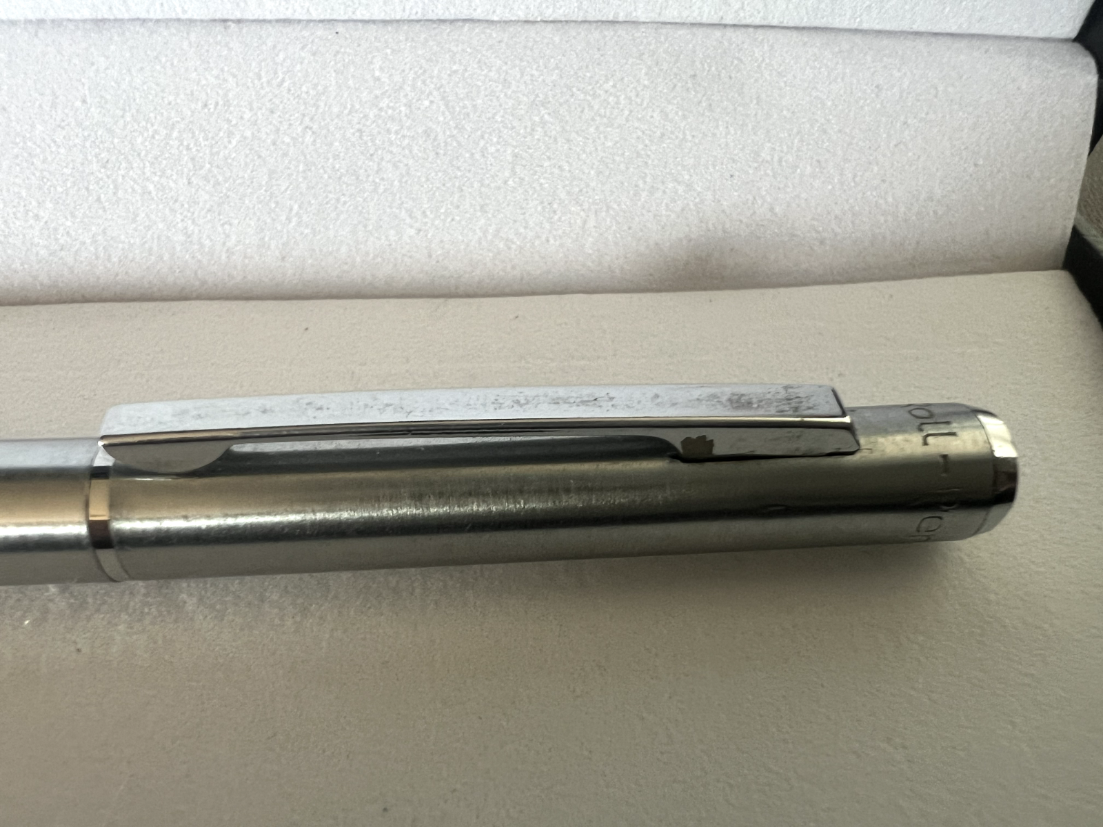 🔴 PELIKAN penna sfera cromata con refill roller scrive vintage