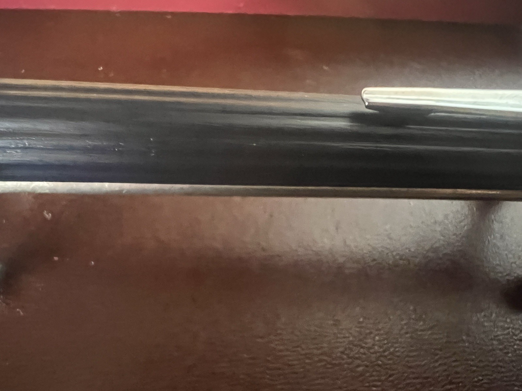 Stylo À Bille Nordique À Bouton Poussoir Bleu Chromé Écrit Vintage