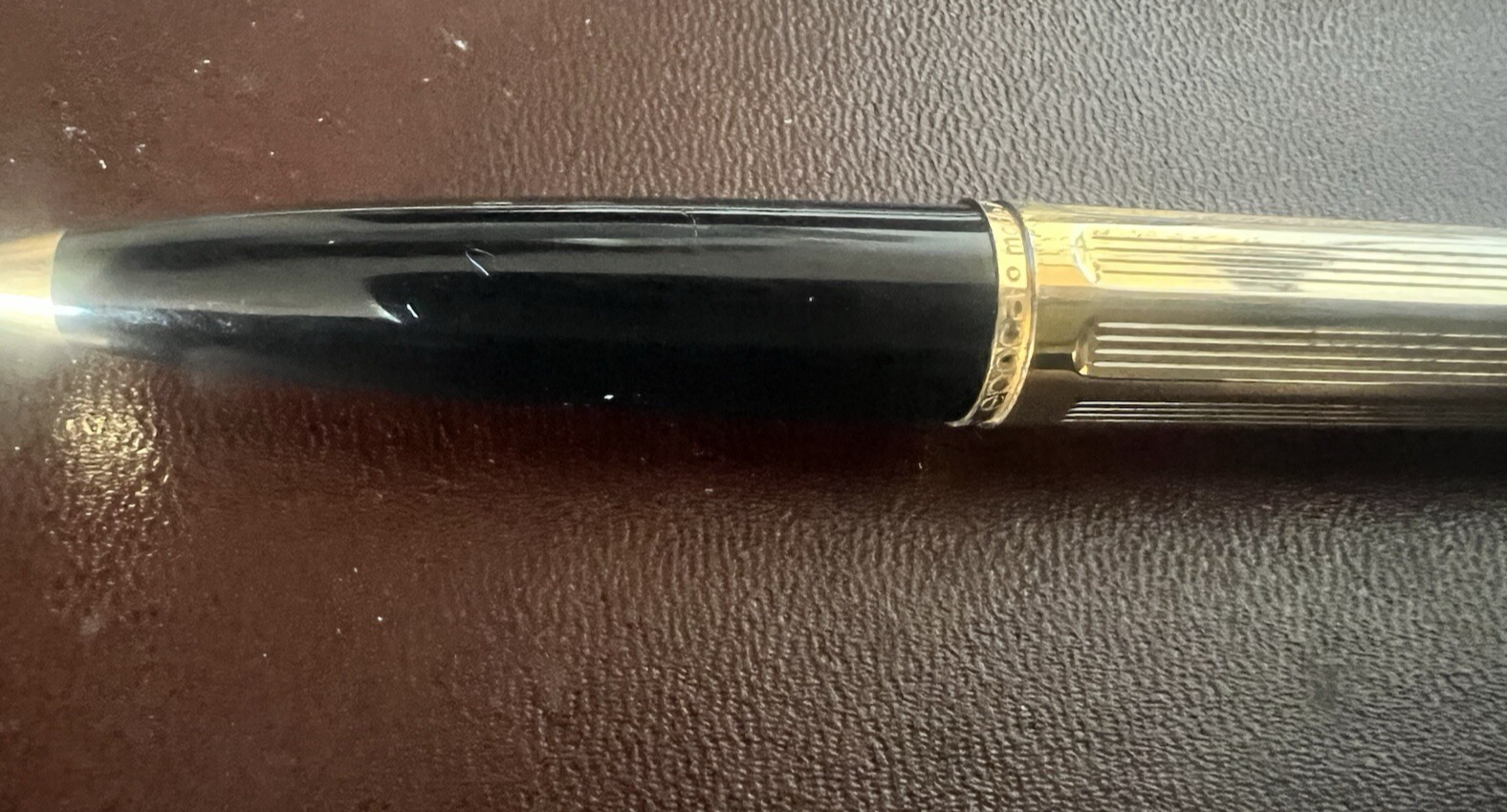 🔴 BALLOGRAF penna sfera EPOCA pulsante a scatto inserto nero 3