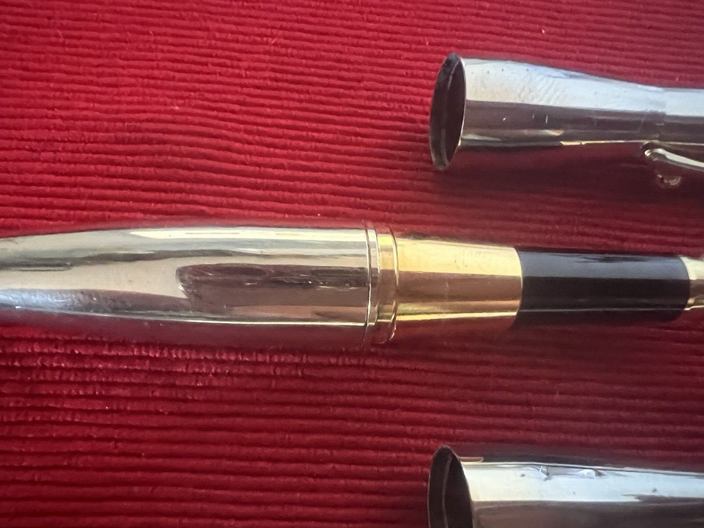 Stilus Penne Stylos-Plumes Chrome Cartouche Cinq Iridium Scrivono 2 Penne