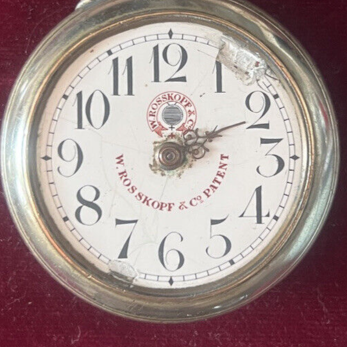 🔴 ROSSKOPF orologio tasca uomo manuale parti da revisionare parti vintage
