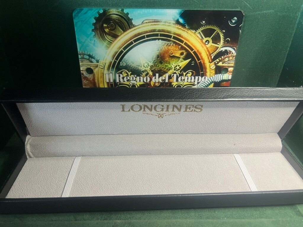 LONGINES Boîtier Boîte Montre Coffret Trousse Housse Extra Long Vintage